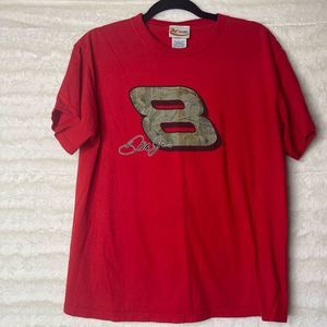 Dale Earnhardt Jr 8 size M Red t-shirt Real Tree camo